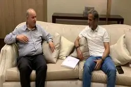 اجتماع بین رئیسی اتحادی کرة القدم الایرانی والقطری