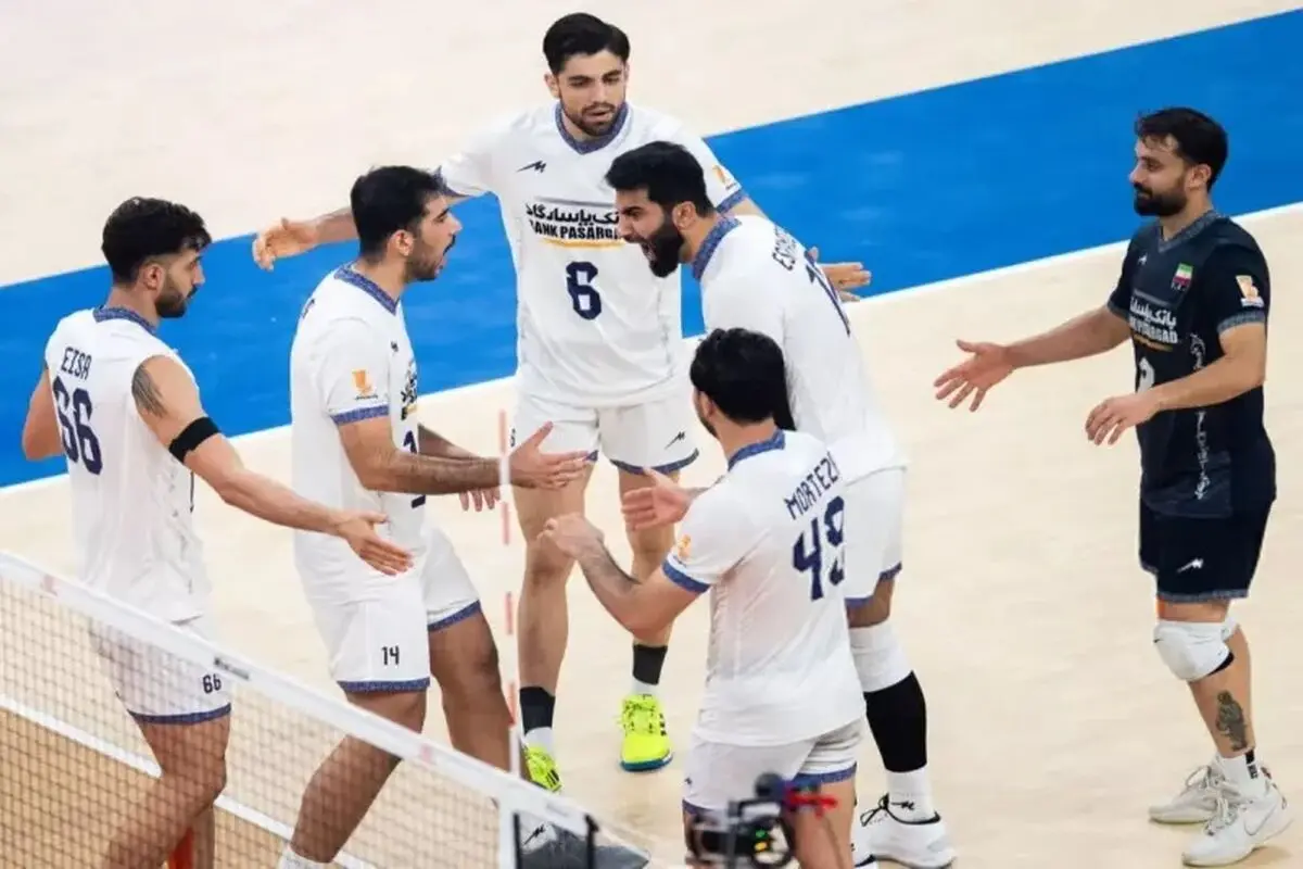 جدول والیبال گروه A بعد از برد سخت ایران مقابل فیلیپین را ببینید + عکس