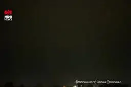 اولین رعد و برق پاییزی در آسمان تهران+ ویدئو