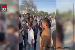 دلجویی هادی چوپان از خانواده دانش آموزان شهید مینابی+ ویدئو