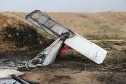 مرگ دو نفر در حادثه سقوط هواپیما
