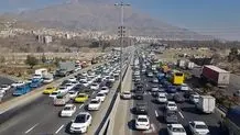 ترافیک برخی ورودی‌های تهران سنگین است