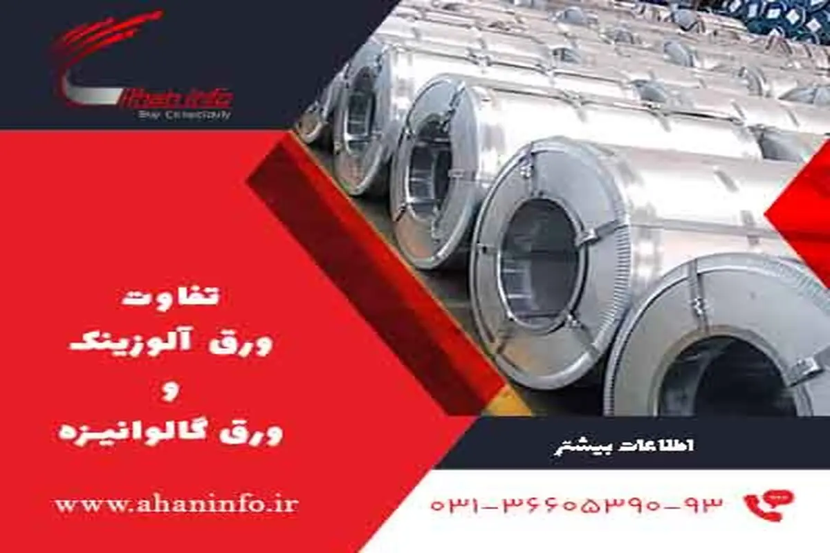 تفاوت ورق آلوزینک و گالوانیزه