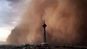 طوفان عجیب و شدید در تهران هم اکنون/ ویدیو