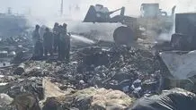 آتش‌سوزی گسترده در یک ملک شخصی در چهاردانگه
