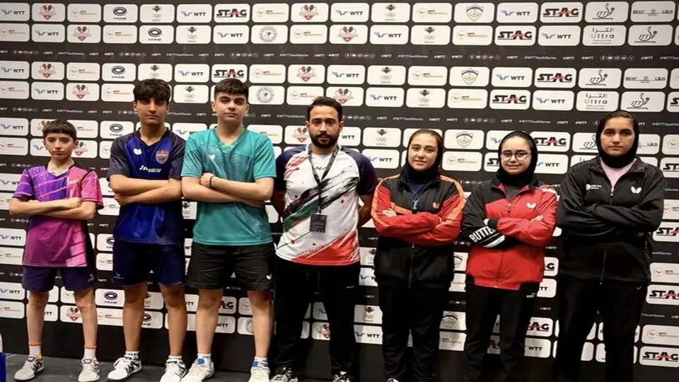 ۴ بازیکن پینگ پنگ ایران در جمع ۸ بازیکن برتر آسیا قرار گرفتند