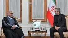 Iran acting FM meets Ammar Hakim in Baghdad