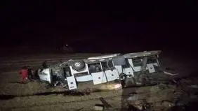 واژگونی اتوبوس مسافربری در مسیر سمیرم به یاسوج/ تعداد کشته‌ها و مصدومان اعلام شد