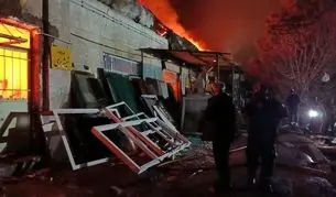 توضیحات ارتش درباره آتش سوزی یک کارگاه چوب در پادگان+ عکس