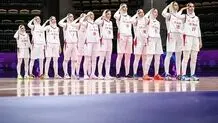 تیم ملی بسکتبال زنان مقابل جزایر کوک پیروز شد
