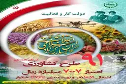 ایجاد ۱۸۵۹ شغل با افتتاح پروژه‌های جهاد کشاورزی استان همدان در دهه فجر