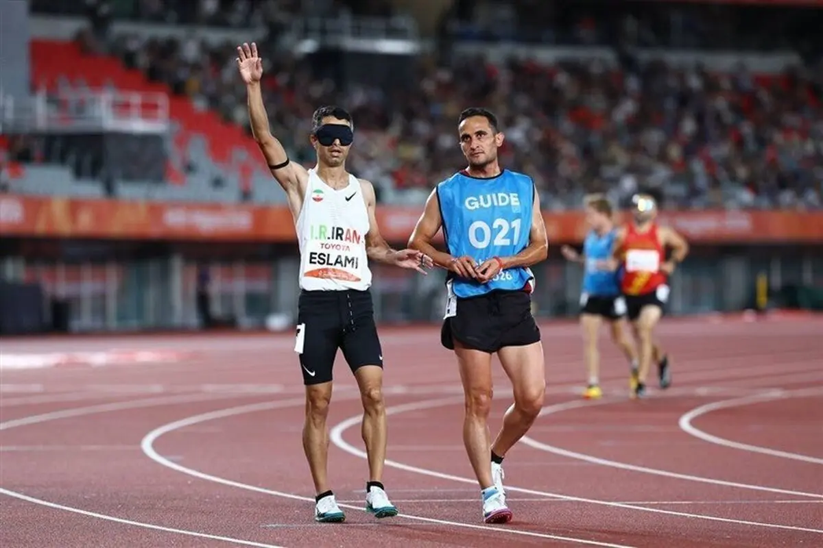 مدال برنز حمید اسلامی در دوی ۱۵۰۰ متر پاراآسیایی ناگویا