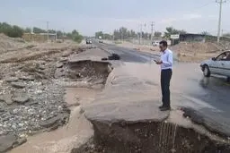 سیلاب در بخش اسماعیلی جیرفت خسارت به جا گذاشت
