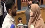 دیدار سخنگوی دولت با دانش آموز بازمانده  مدرسه میناب+ویدئو