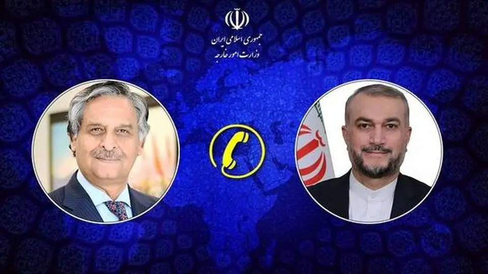 اولین رایزنی وزرای امورخارجه ایران و پاکستان پس عملیات موشکی ایران