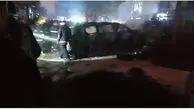  فیلمی از حمله پهپادی به یک خودرو در بغداد
