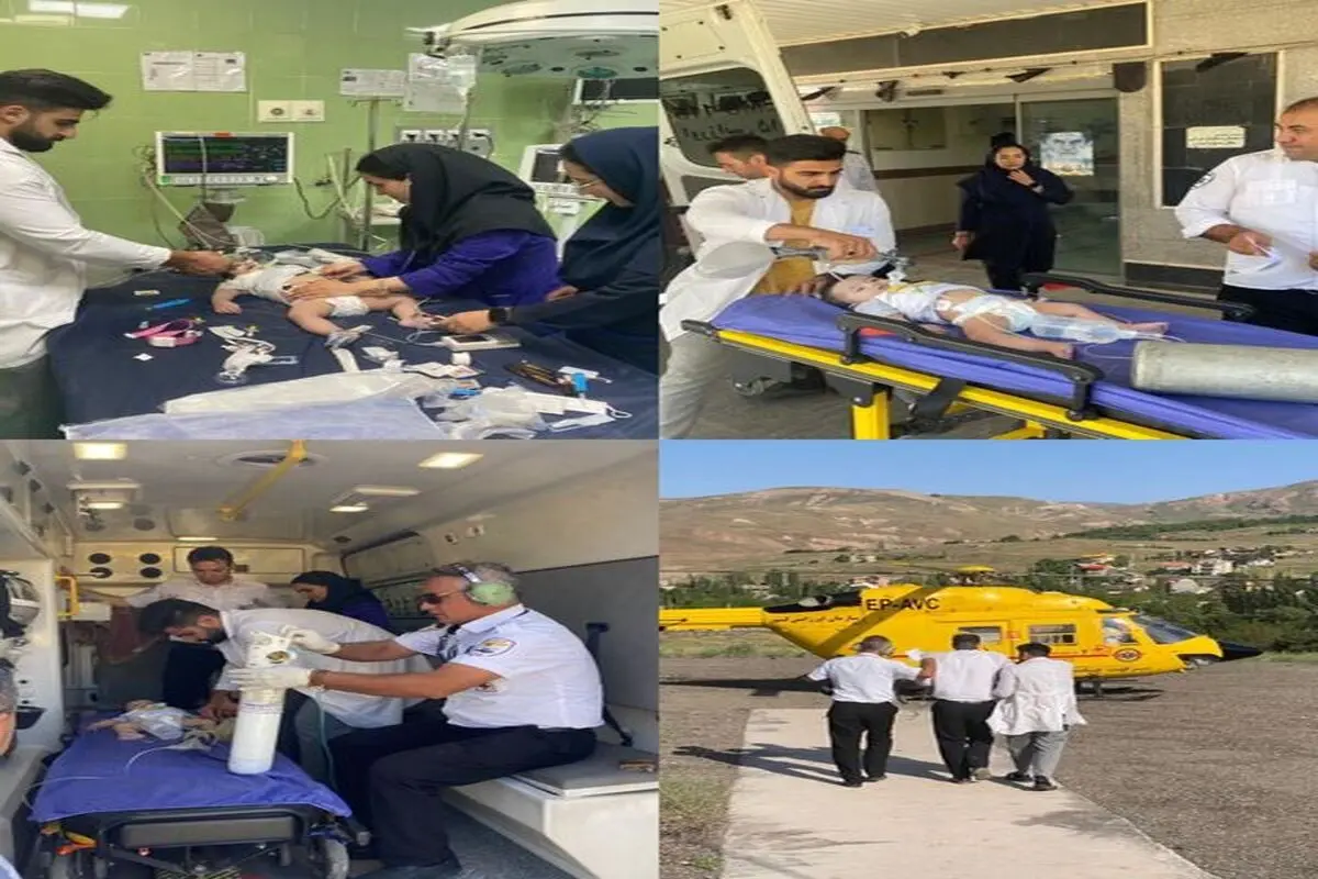 زنده شدن نوزاد ۷ ماهه در طالقان