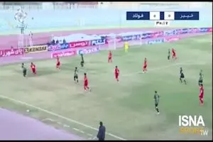 گل اول خیبر به فولاد را ببینید + ویدیو