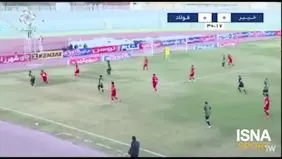 گل اول خیبر به فولاد را ببینید + ویدیو