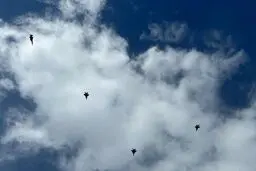 جنگنده های اسرائیل بر فراز لبنان