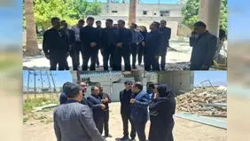 وزیر ارتباطات روند بازسازی مراکز آسیب‌دیده وزارت ارتباطات در شیراز را بررسی کرد