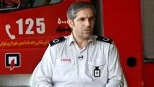  آتش‌سوزی یک ساختمان اقامتی در خیابان سعدی 