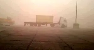 گرد و خاک به بندرعباس رسید + ویدئو