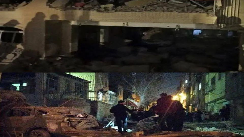 تخریب سه ساختمان بر اثر انفجار در تبریز/ ۵ کشته، ۴ مصدوم و تخریب کامل ۳ منزل مسکونی