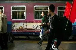جزئیات جدید از انتقال زائران اربعین به مرز شلمچه/ قطار رایگان ریل‌باس راه‌اندازی شد