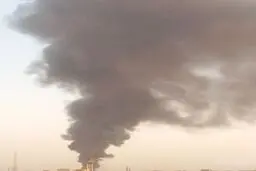 علت آتش سوزی در جنوب تهران + عکس و ویدئو
