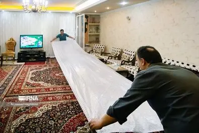 مقدمات ضیافت سنتی افطار در تبریز