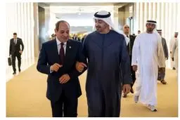 السیسی با رئیس امارات دیدار کرد