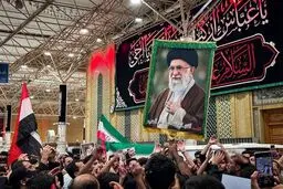 حشد شعبی عراق: شمار شرکت‌کنندگان در مراسم تشییع پیکر رهبر شهید در نجف از مرز دو میلیون و سیصد هزار نفر عبور کرد