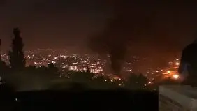بهداری اوین در حمله اسرائیل نابود شد + فیلم