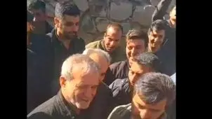 مسعود پزشکیان در سفر غیررسمی به دیزج علیا مرند رفت

