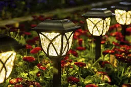 انواع چراغ چمنی و کاربرد آن‌ها در نورپردازی شبانه باغ و ویلا