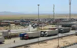 صف طولانی کامیون در مرز افغانستان