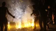 چهارشنبه‌سوری در میدان شهرداری رشت+ ویدئو
