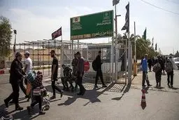 اوج‌گیری تردد زائران اربعین در مرزها از ۶ شهریور