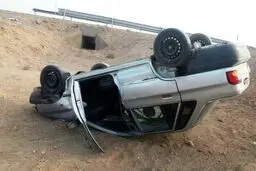 واژگونی پژو پارس در محور خورجناح / یک دختربچه ۱۱ ساله جان باخت