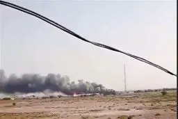 حمله موشکی آمریکا به فرودگاه ایرانشهر