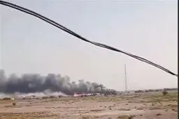 حمله موشکی آمریکا به فرودگاه ایرانشهر