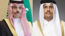   وزرای خارجه عربستان و قطر از تلاش‌ها برای کاهش تنش در منطقه حمایت کردند