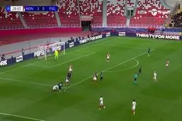 گل اول پاری سن ژرمن به موناکو+ ویدئو