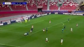 گل اول پاری سن ژرمن به موناکو+ ویدئو