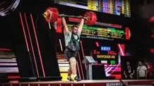رکوردشکنی وزنه‌بردار ایرانی در قطر کاپ