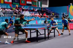 تیم ملی مردان تنیس روی میز ایران فینالیست شدند

