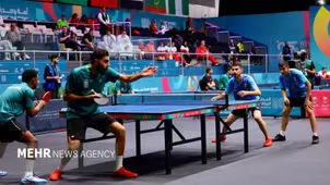 تیم ملی مردان تنیس روی میز ایران فینالیست شدند

