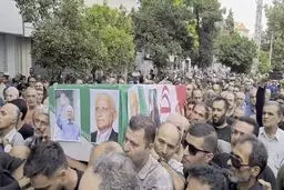 ببر مازندران روی دست مردم تشییع شد 