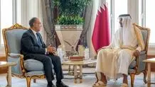 امیر قطر بر پیکر شهدای حماس نماز خواند + فیلم